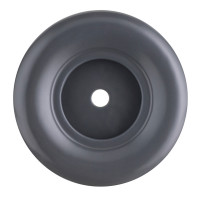 Горшок цветочный, 20.5 см, 2.7 л, доломит, серый, серия Edge, TKANO, Россия_00819890053310184623.jpg