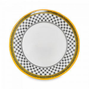 Тарелка закусочная, 20.7 см, фарфор, белый, декор, серия Halcyon, GRACE BY TUDOR, Великобритания, GRACE BY TUDOR (Великобритания)