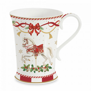 Кружка , 300 мл, фарфор, серия Christmas Tale, EASY LIFE (R2S), Италия, Красивые кружки