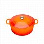 Кастрюля , 1,8 л, 18 см, чугун, оранжевый, серия Flame, LE CREUSET, Франция