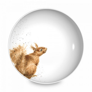 Тарелка для пасты «Забавная фауна Белка», 22 см, костяной фарфор, белый, декор, серия Wrendale Designs, ROYAL WORCESTER, Великобритания, ROYAL WORCESTER (Великобритания)