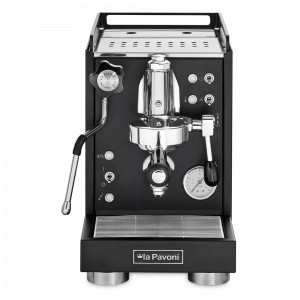Кофемашина полупрофессиональная эспрессо Mini Cellini, нержавеющая сталь, пластик, черный матовый, LA PAVONI, Италия, LA PAVONI (Италия)