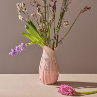 Ваза Petal, 26 см, фарфор, розовый, серия Blossom, TKANO, Китай_00822870054880238591.jpg