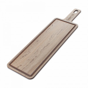 Доска композитная с желобом для сервировки и подачи, 42х12см, травертин капучино, серия ProFashion, ComposeEat, Россия, COMPOSE EAT (Россия)