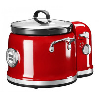 Мультиварка с керамическим покрытием, 4,25 л, 12 программ, 3 скорости перемешивания, нержавеющая сталь, пластик, стекло, 30,2 х 37,8 х 31 см, красный, KITCHENAID, США_00782540066717016893.jpg