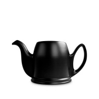 Чайник заварочный без крышки, 450 мл, фарфор, черный, серия Salam, GUY DEGRENNE, Франция