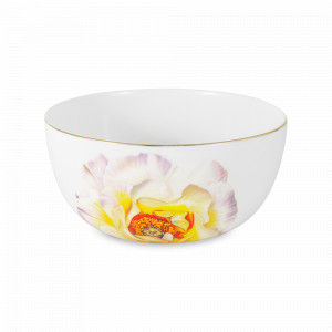 Салатник Kamelia, 750 мл, 14 см, костяной фарфор, белый, серия Emily, ANNA LAFARG, Китай, Салатники из костяного фарфора