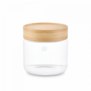 Банка для хранения, 500 мл, стекло, дерево, серия Ordre, DECOR DE TABLE, Россия, Емкости для хранения сыпучих продуктов