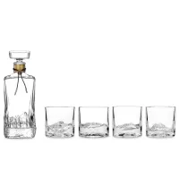 Набор из 5-ти предметов для виски American Peaks, хрустальное стекло, серия Liiton, VIVA Scandinavia, Дания, 