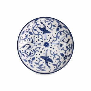 Тарелка закусочная Maizuru, 21.5 см, фарфор, белый, синий, серия Tokyo Blue, TOKYO DESIGN, Нидерланды, Тарелки десертные