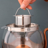 Чайник заварочный с фильтром, 1.2 л, нержавеющая сталь, стекло, медный, серия La Cafetiere, KITCHEN CRAFT, Великобритания_00813080057124932988.jpg