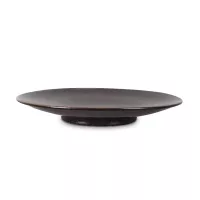 Тарелка обеденная Black, 28 см, каменная керамика, черный, коричневый, ROOMERS TABLEWARE, Нидерланды, 