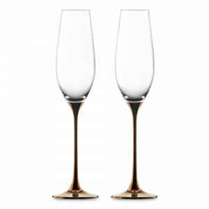 Набор бокалов для шампанского, 2 шт., 180 мл, медный, серия Champagner Exclusive, EISCH, Германия, EISCH (Германия)