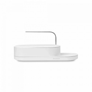 Органайзер для раковины, 35.2 х 13 см, пластик, белый, серия SinkStyle, BRABANTIA, Бельгия, Органайзеры для раковины