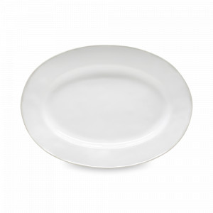 Блюдо овальное White, 30 х 21.6 см, керамика, белый, серия Beja, COSTA NOVA, Португалия, Beja COSTA NOVA