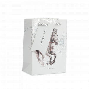 Пакет подарочный «White horse», 12 х 16 см, бумага, белый, серия Horse, ANNA LAFARG, Китай, Horse ANNA LAFARG
