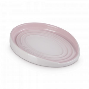 Подставка под ложку, 15 см, каменная керамика, розовый, серия Shell Pink, LE CREUSET, Франция, Керамическая посуда Le Creuset 