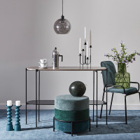 Подсвечник на одну свечу, 30 см, металл, голубой, серия Vivlend, BERGENSON BJORN, Великобритания_00813860063921727985.jpg