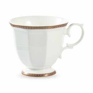 Чашка кофейная, 100 мл, фарфор, белый, золотой, серия Soren Gold, WALLENDORFER, Германия, Кофейные пары