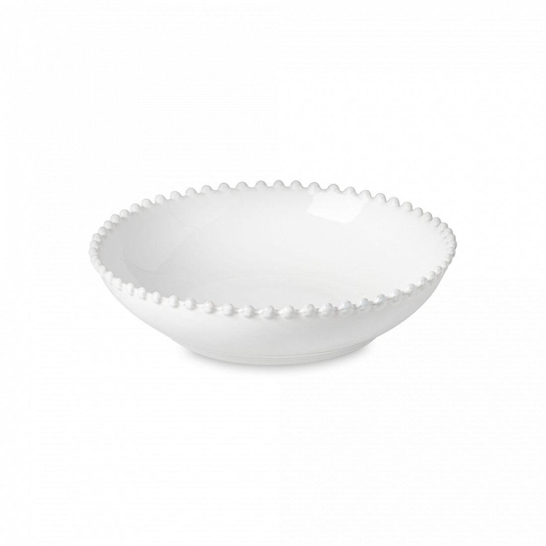 Салатник White, 23.5 см, 1 л, керамика, белый, серия Pearl, COSTA NOVA, Португалия