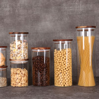 Банка для хранения, 1.45 л, боросиликатное стекло, бамбук, прозрачный, SMART SOLUTIONS, Россия_00813870049383433274.jpg