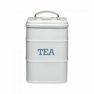 Банка для хранения TEA, металл, 17 х 11 см, серый, серия Living Nostalgia, KITCHEN CRAFT, Великобритания, Банки для хранения Kitchen Craft