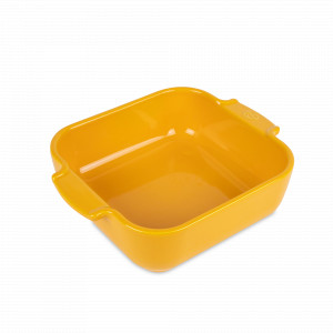 Форма для запекания квадратная, 28 х 28 см, 2.7 л, керамика, желтый, серия Saffron Yellow, PEUGEOT CERAMIC, Франция, PEUGEOT CERAMIC (Франция)