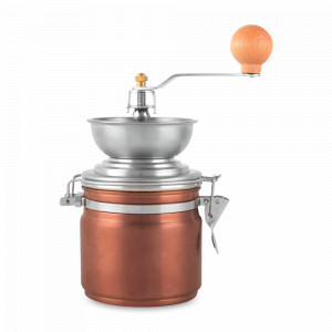 Кофемолка ручная, нержавеющая сталь, дерево, медный, серия La Cafetiere, KITCHEN CRAFT, Великобритания, Kitchen Craft La Cafetiere