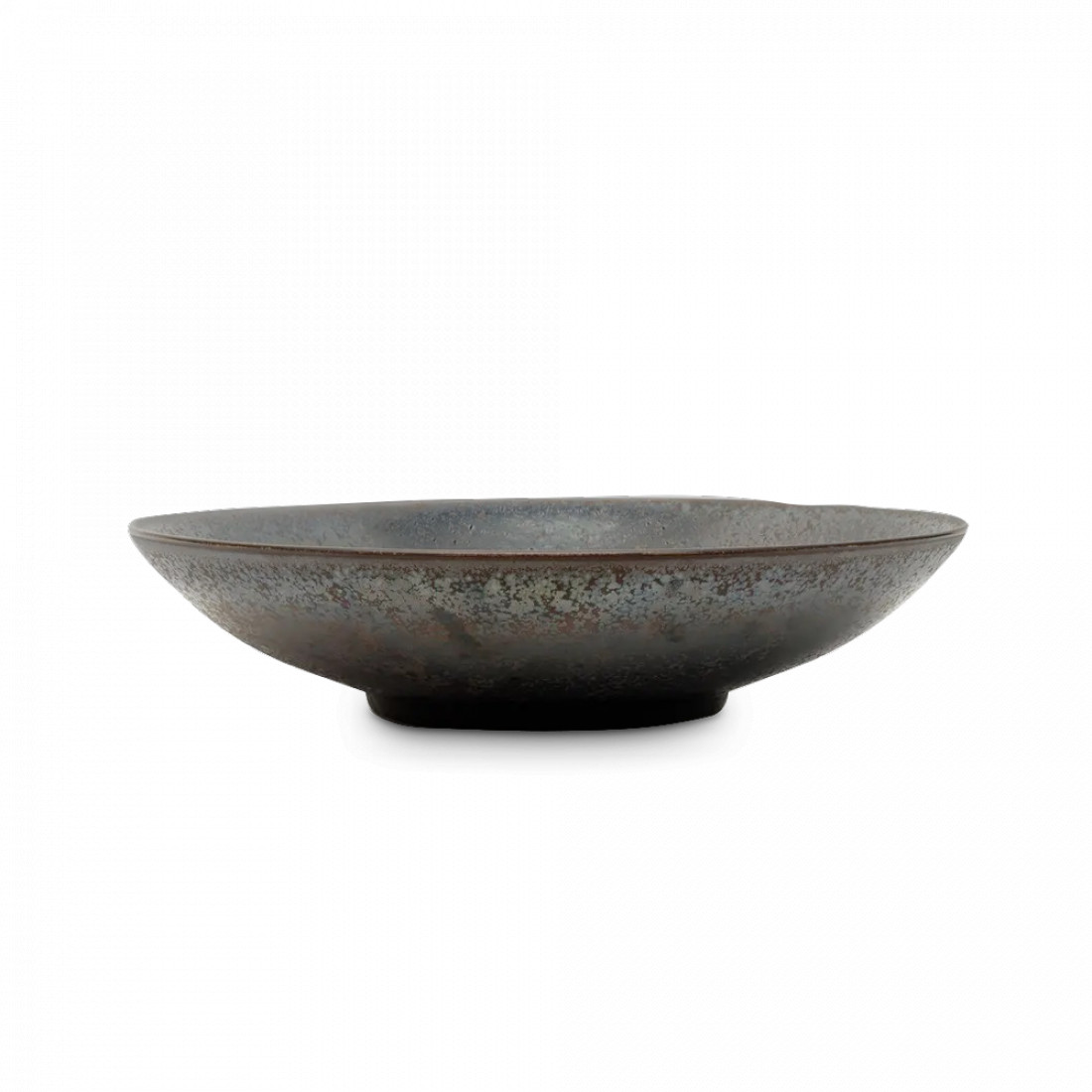 Салатник Black, 29 см, каменная керамика, черный, коричневый, серия Isamu, ROOMERS TABLEWARE, Нидерланды
