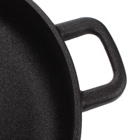 Сотейник с двумя ручками для индукционных плит с антипригарным покрытием, 28 см, литой алюминий с алмазным порошком, черный, серия Diamant Plus, OLYMPIA, Италия_00820690062968291606.jpg