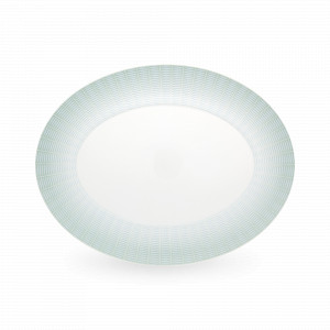 Блюдо овальное, 35 х 32 см, фарфор, белый, голубой, серия Venezia, VISTA ALEGRE, Португалия, VISTA ALEGRE (Португалия)