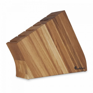 Подставка для 6-ти ножей KS023UON, 30 х 8 х 23 см, дерево дуб, WOODINHOME, Россия, Подставки под ножи