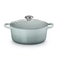Кастрюля с крышкой, 4,2 л, 24 см, серый, серия Sea Salt, LE CREUSET, Франция, 