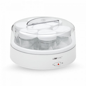 Йогуртница, 7 х 160 мл, пластик, белый, CLATRONIC, Германия, CLATRONIC (Германия)