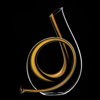 Декантер для красного вина HORN, ручная работа, 2500 мл, 37 см, хрусталь, серия Decanters, RIEDEL, Австрия_00783530059154889676.jpg