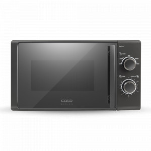 Печь микроволновая, 20 л, нержавеющая сталь, пластик, черный, CASO, Германия, Микроволновые печи и мини-печи CASO
