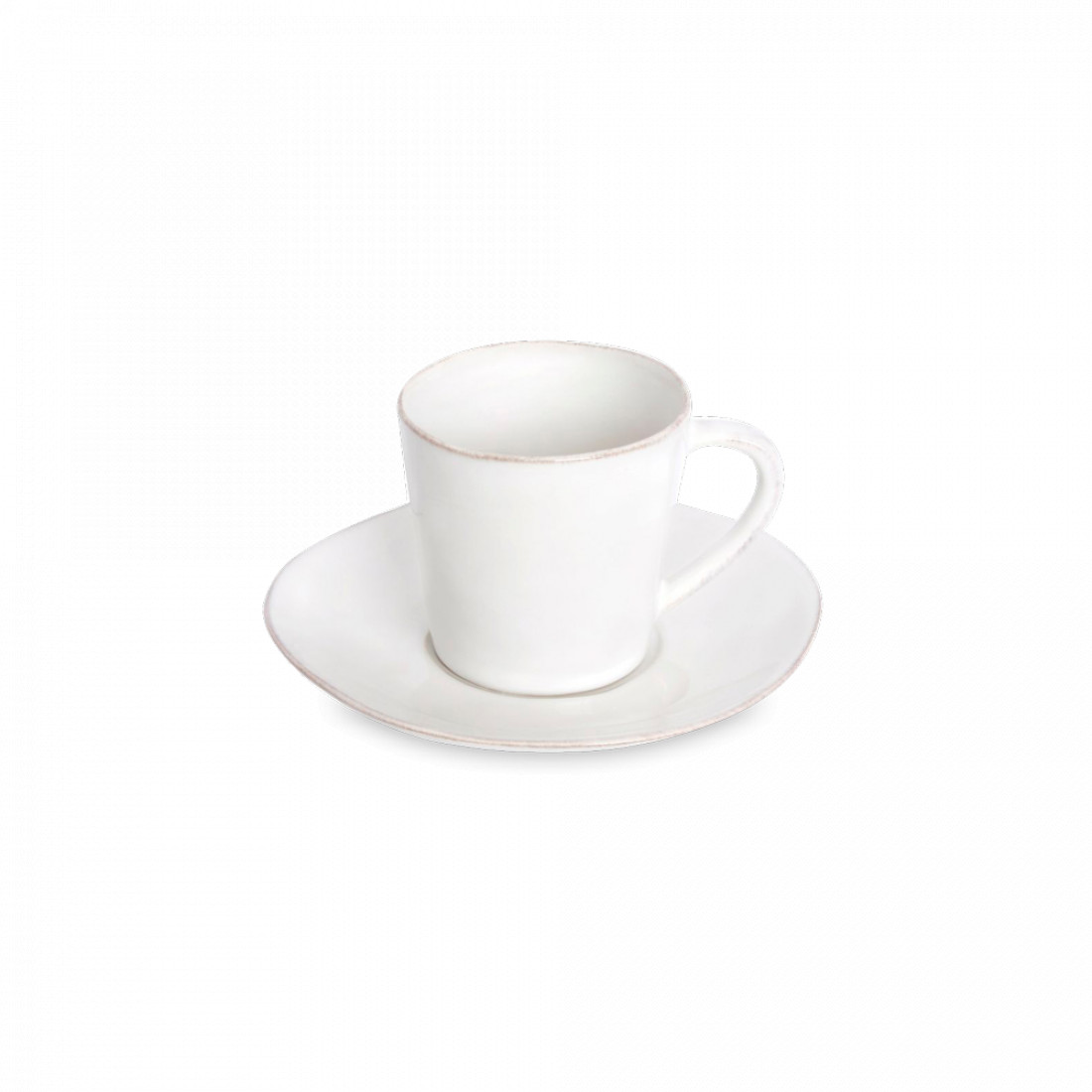 Пара чайная White, 190 мл, керамика, белый, серия Lisa, COSTA NOVA, Португалия