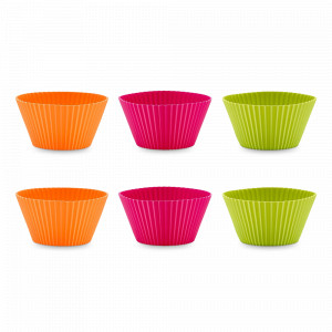 Набор из 6-ти форм для выпечки кексов «Маффин», 10 см, силикон, мультиколор, LEKUE, Испания, LEKUE (Испания)