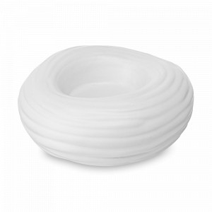 Подсвечник Merengue, 10.4 см, фарфор, белый, серия Essential, TKANO, Россия, Подсвечники и канделябры