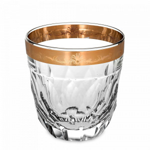Стакан для виски, 330 мл, хрусталь, серия Palazzo Gold, VISTA ALEGRE, Португалия, Подарочные бокалы для виски