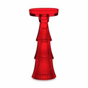 Подсвечник , 22 см, стекло, красный, серия Art Deco, DECOR DE TABLE, Россия, Подсвечники и канделябры