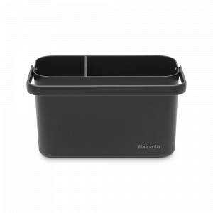 Органайзер для кухонной уборки, 22 х 11 см, пластик, темно-серый, серия Sink Side, BRABANTIA, Бельгия, Органайзеры для раковины