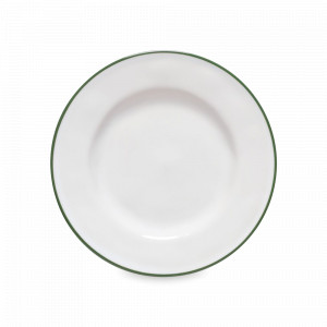 Тарелка пирожковая White/Green, 15 см, керамика, белый, зеленый, серия Beja, COSTA NOVA, Португалия, Beja COSTA NOVA