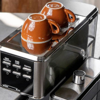 Кофемашина эспрессо с капучинатором, нержавеющая сталь, пластик, стальной, PROFI COOK, Германия_00817860051538901900.jpg