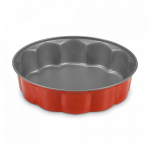 Форма для выпечки торта Фиорелла, 26 см, сталь с антипригарным покрытием, красный, серия Rossana, GUARDINI, Италия, GUARDINI (Италия)