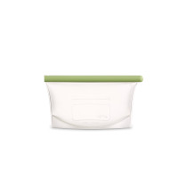 Пакет для хранения продуктов, 0.5 л, силикон, зеленый, серия Reuse & Reduce, LEKUE, Испания