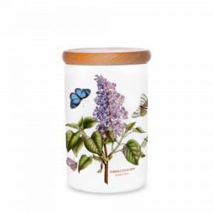 Банка для хранения «Ботанический сад», 16 см, фаянс, белый, декор, серия Botanic Garden, PORTMEIRION, Великобритания, Банки для продуктов