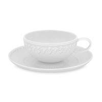 Пара чайная, 250 мл, фарфор, белый, серия Ornament, VISTA ALEGRE, Португалия