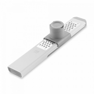 Терка с контейнером, размер: 26,9 х 5,1 см, материал: нержавеющая сталь 18/10, пластик, цвет: серый, серия Z-Cut, ZWILLING J.A. HENCKELS, Германия, ZWILLING (Германия)