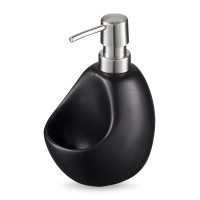 Дозатор для мыла Lystad, 460 мл, керамика, черный, SMART SOLUTIONS, Россия